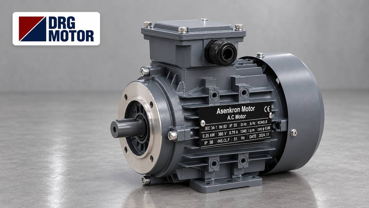 DRG Motor B5 flanşlı trifaze motor