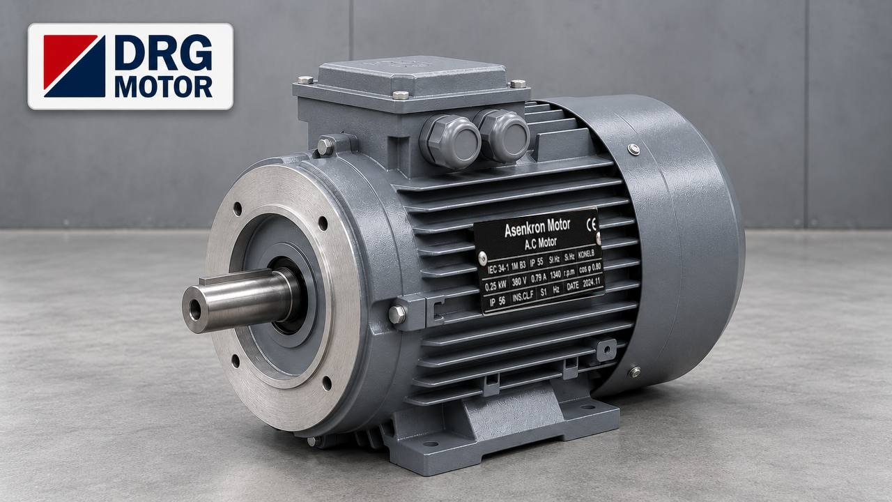 DRG Motor IE3 verimli elektrik motoru