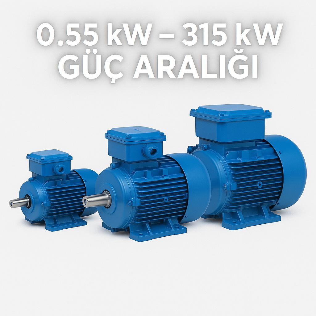 IE3 Premium Efficiency (üstün verimlilik) Elektrik Motorları Stok'dan Teslim - DRG MOTOR,