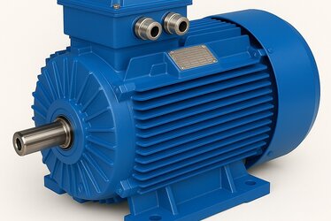 355 kW (485 HP) 1500 rpm IE3 Cast Iron Three Phase Electric Motor - DRG MOTOR,