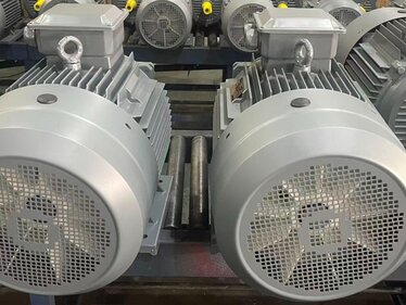 355 kW (485 HP) 1500 tr/min moteurs électriques IE3 en fonte - DRG MOTOR,
