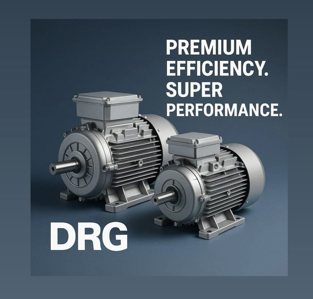 DRG MOTOR – Sanayi Tesisleri için Yüksek Verimli Elektrik Motorları,