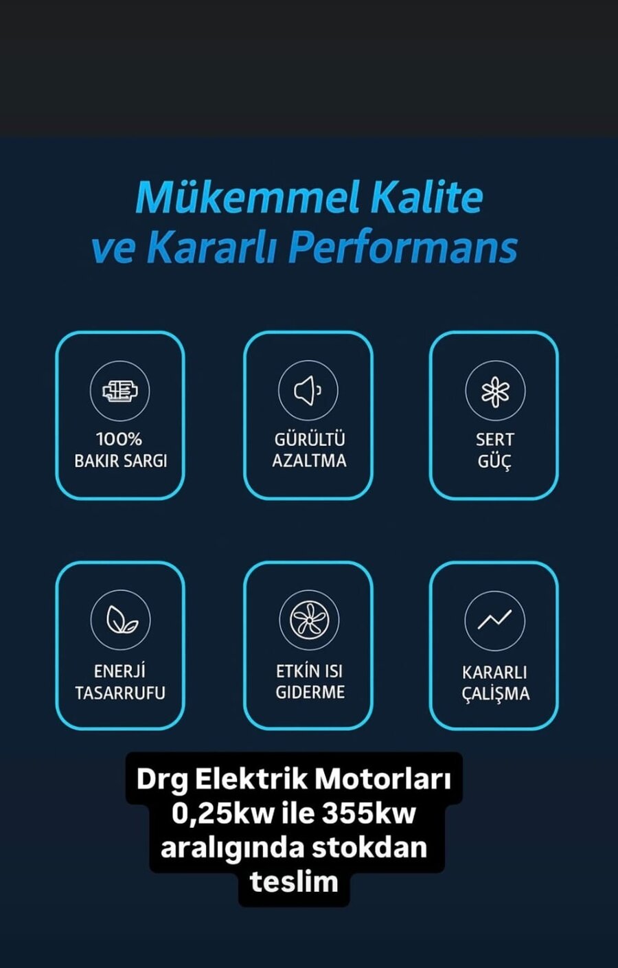 The Power of the Industry Comes from DRG ELECTRIC MOTORS,