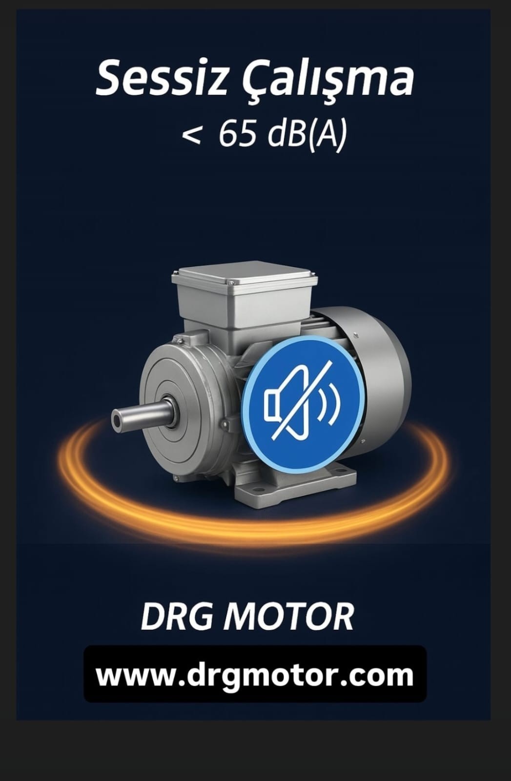 DRG Düşük Gürültülü ve Yüksek Torklu Elektrik Motorları,