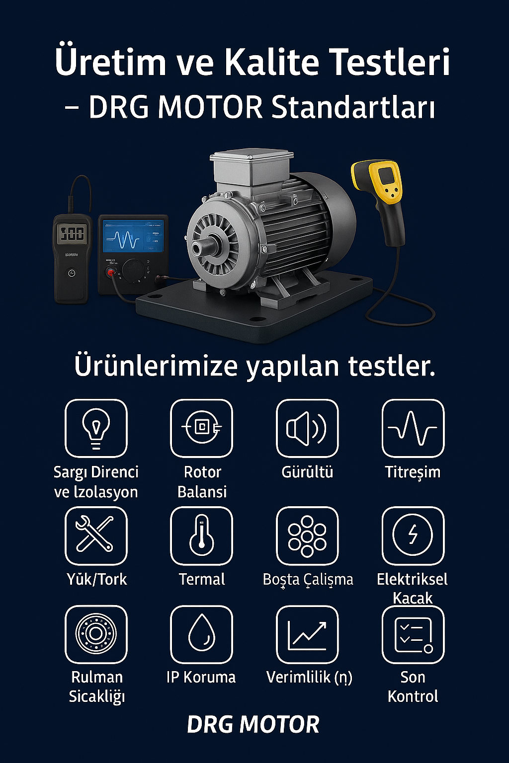 High kW IE3 Electric Motors in IZMIR
