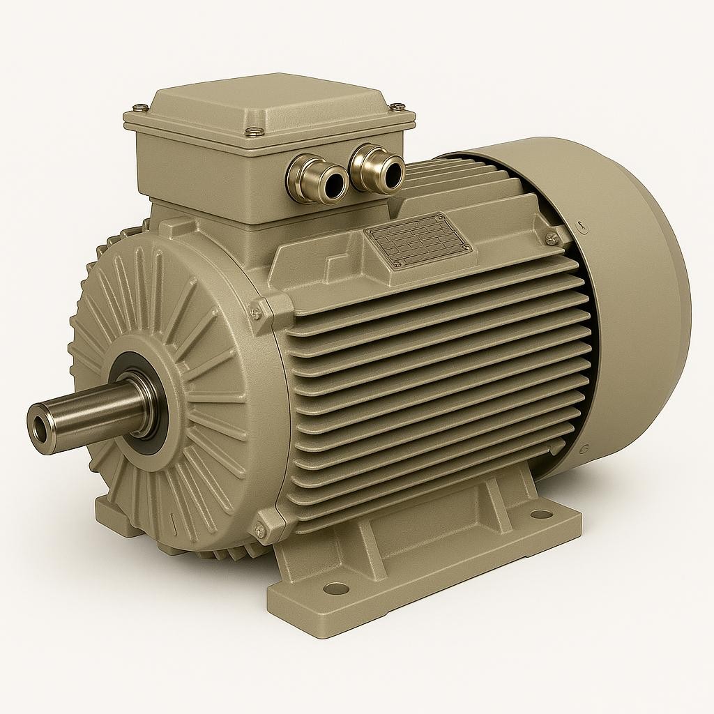 Three-Phase and Single-Phase Electric Motors