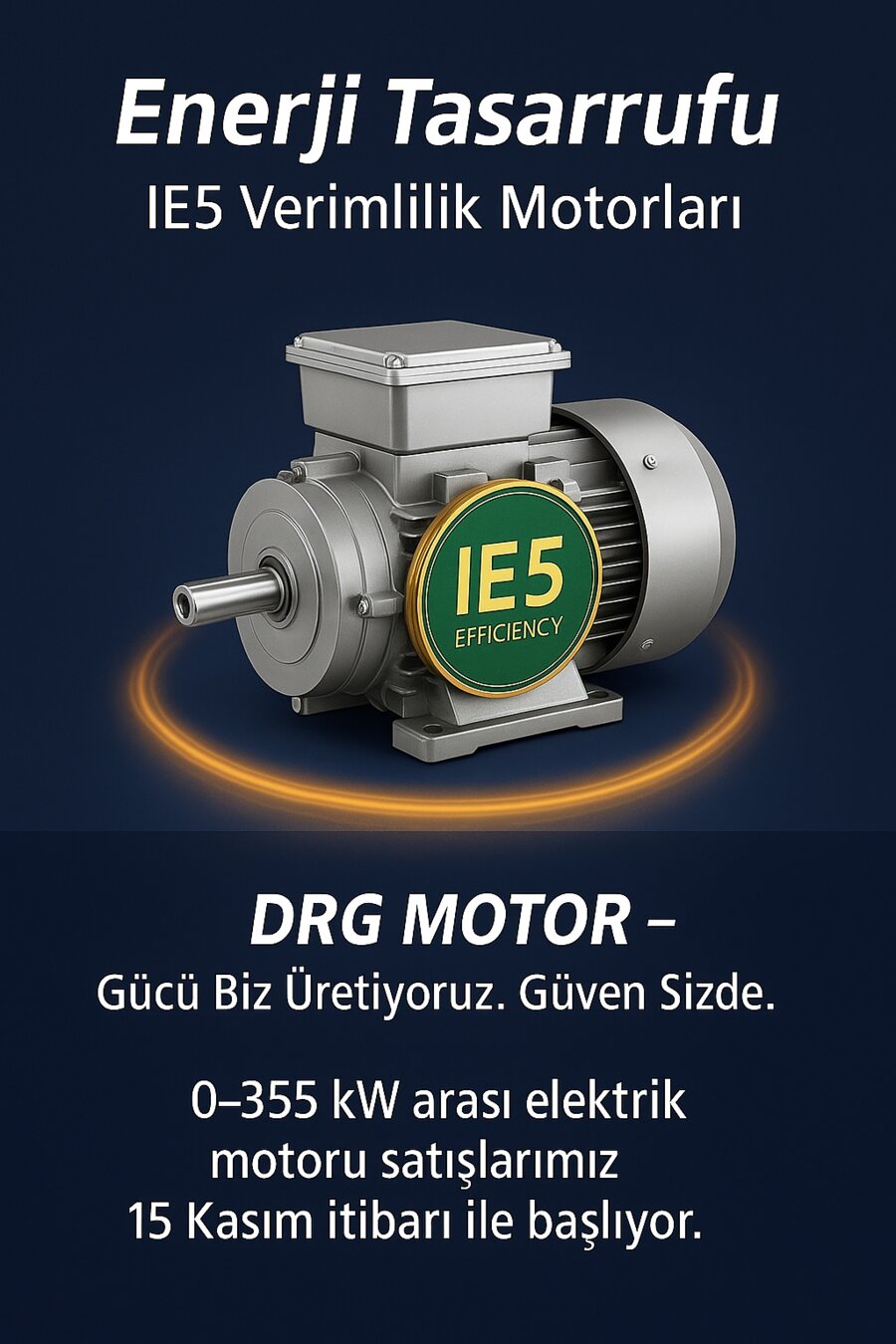 DRG Yüksek kW Ac Elektrik Motorları,