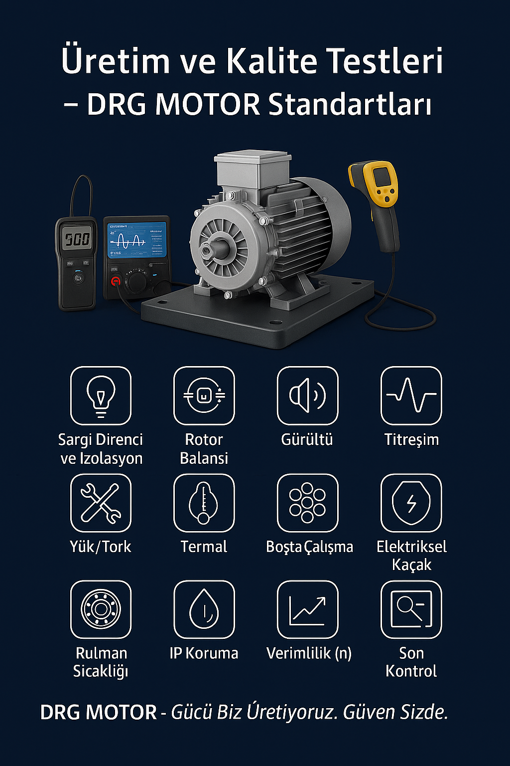 IE4-IE5 DRG Elektrik Motorları, İZMİR