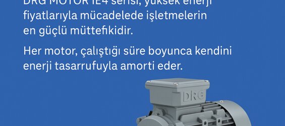 DRG MOTOR | 7.5 kW (10 HP) 1500 d/d IE3 Three-phase Electric Motor