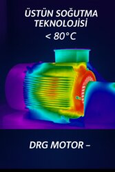 High temperature resistant F class insulation electric motors - DRG MOTOR,