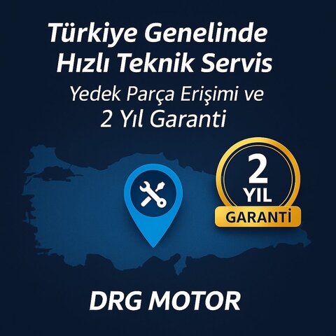 İzmir Ağır Hizmet Tipi Elektrik Motorları - DRG Motor