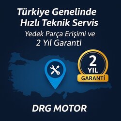 İzmir Ağır Hizmet Tipi Elektrik Motorları - DRG Motor
