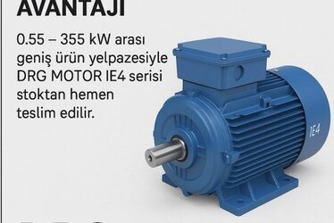 Yüksek Verimli DRG Elektrik Motorları - DRG Motor
