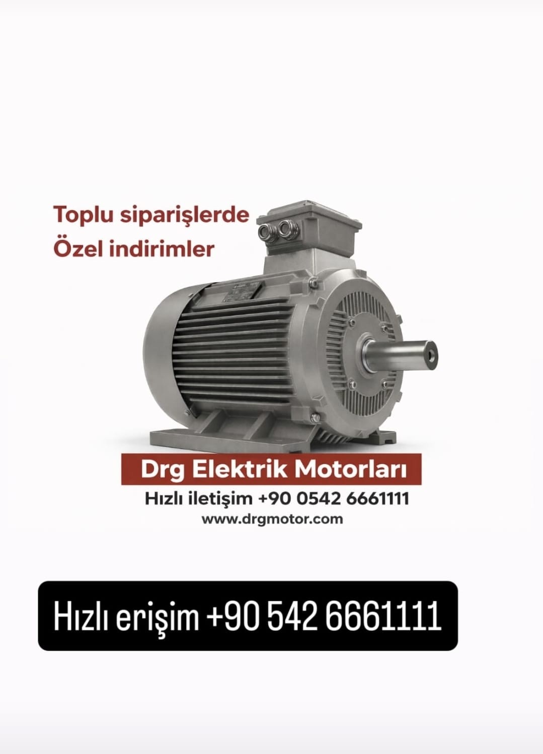 Sanayi Tipi Asenkron Motorlar - DRG Motor