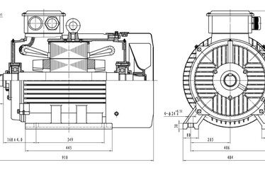 DRG Motor Teknik Çizimler 2D