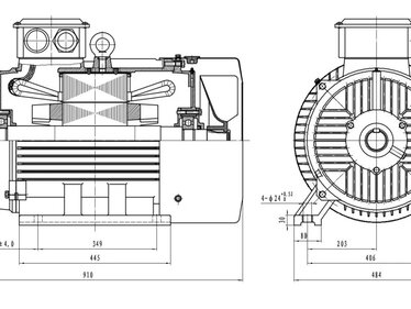 Dessins techniques 2D DRG Motor