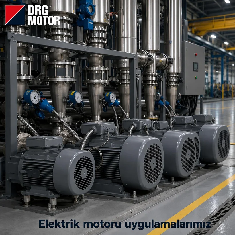 Mikser ve karıştırıcı için elektrik motoru Mikser motoru ile çalışan endüstriyel karıştırıcı ekipmanı