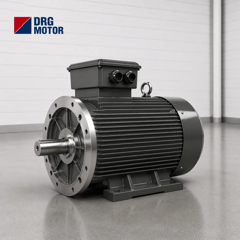 Industrial electric motor frame for mill motor supply