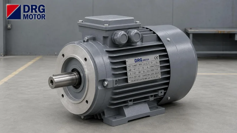 High-efficiency IE4 motor used with an inverter on a pump application