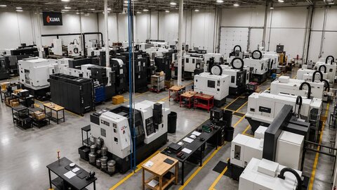 Elektrik motoru parçaları için CNC talaşlı imalat salonu