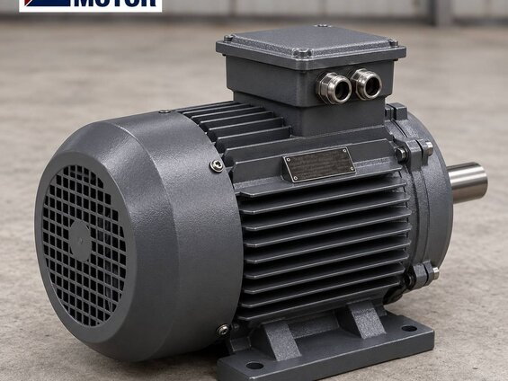 Moteur électrique AC IE4 de forte puissance en kW