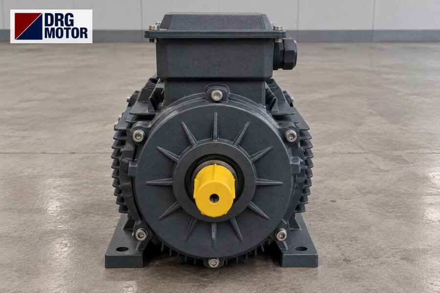 Moteur de groupe hydraulique de filtre-presse : régime de fonctionnement et montage