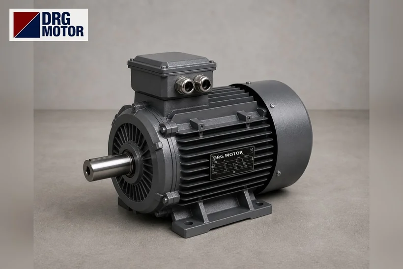 Etiket plakasında DRG MOTOR yazan elektrik motoru – kaliteli motor nasıl anlaşılır