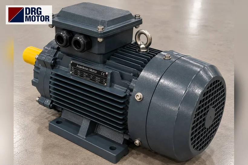 Moteur électrique triphasé gris DRG MOTOR – moteur de ventilateur de recirculation pour four de séchage Moteur électrique triphasé gris DRG MOTOR – moteur de ventilateur de recirculation pour four de séchage