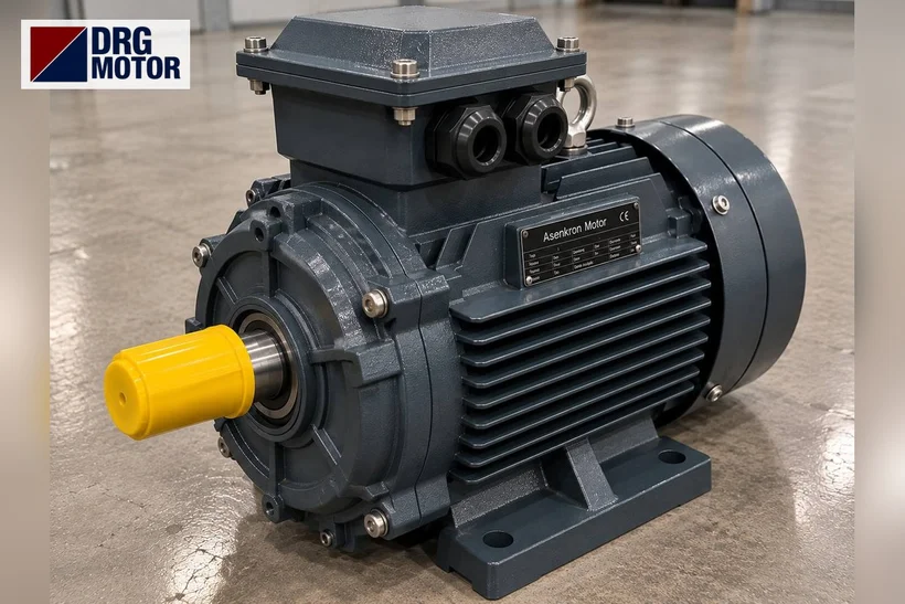 Moteur électrique triphasé gris DRG MOTOR – moteur de surpresseur Roots à entraînement par courroie Moteur électrique triphasé gris DRG MOTOR – moteur de surpresseur Roots à entraînement par courroie