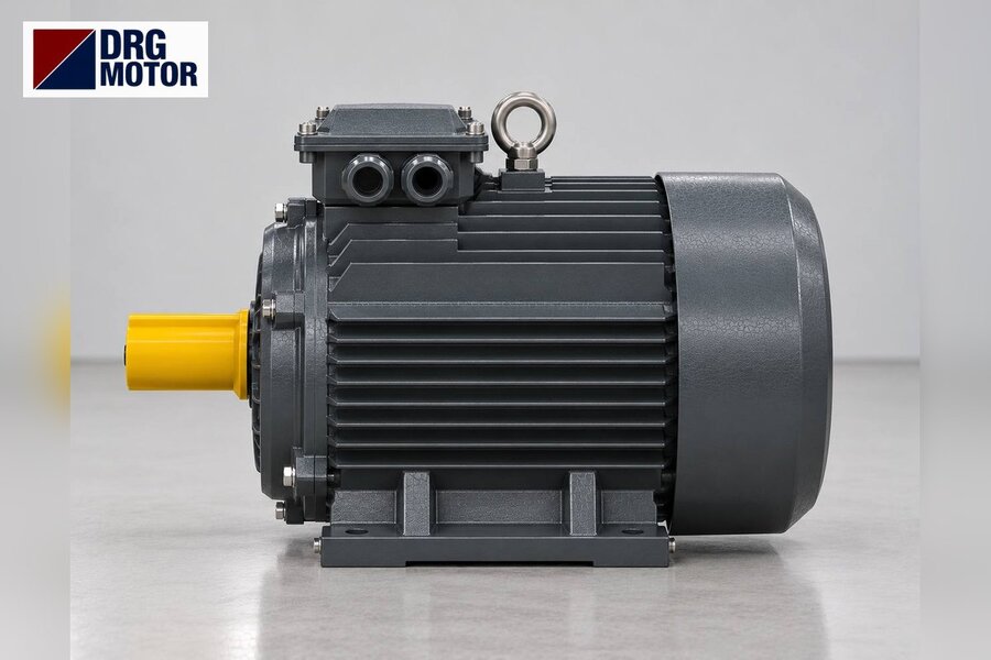 Moteur électrique et réducteur pour tireur de tubes PVC Moteur électrique et réducteur pour tireur de tubes PVC