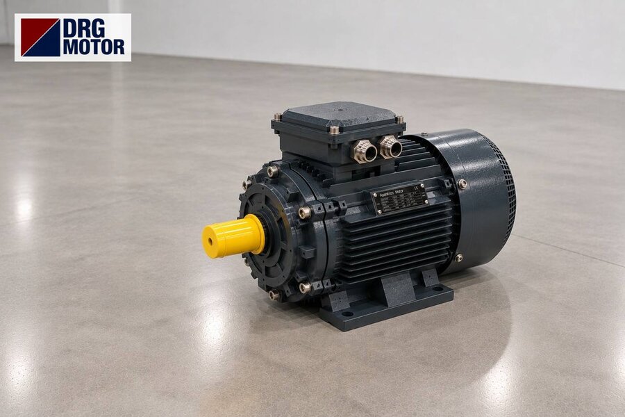 Electric Motor for a Glass Crushing Machine: Power, Speed and Impact Load