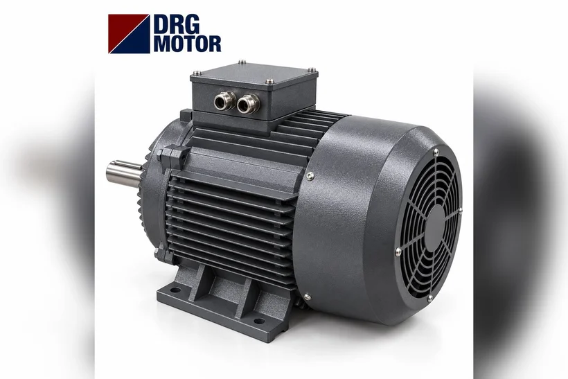 DRG MOTOR logolu gri trifaze elektrik motoru – vidalı yağ presi redüktör tahriki için 7,5 kW 1500 d/d motor DRG MOTOR logolu gri trifaze elektrik motoru – vidalı yağ presi redüktör tahriki için 7,5 kW 1500 d/d motor