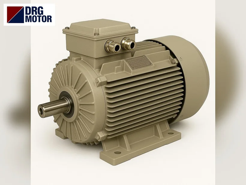 Foot-mounted cast iron DRG MOTOR three-phase electric motor for asphalt plant fan and drum drives