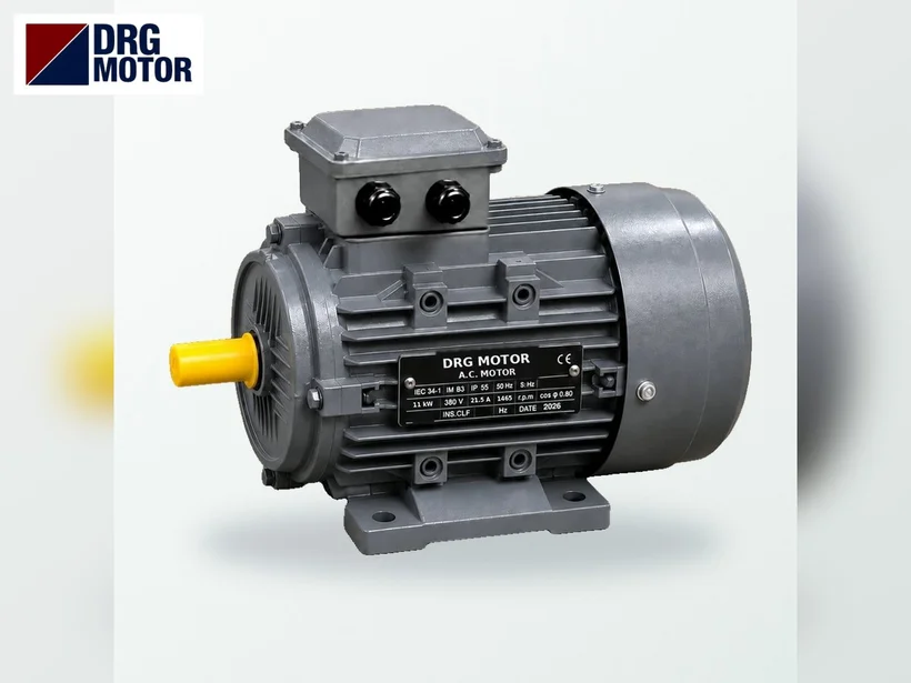 Aluminium housing DRG MOTOR three-phase electric motor, frame 132, foot and flange Aluminium housing DRG MOTOR three-phase electric motor, frame 132, foot and flange