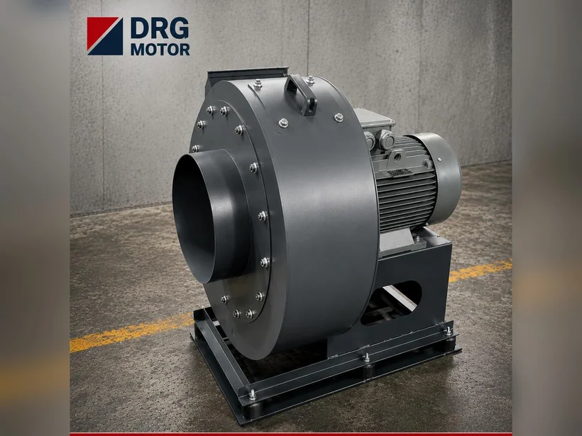 Foot-mounted cast iron DRG MOTOR three-phase electric motor suited to a belt-driven blower package Foot-mounted cast iron DRG MOTOR three-phase electric motor suited to a belt-driven blower package