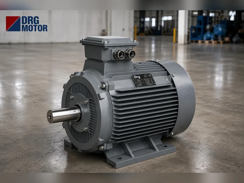 Cast iron DRG MOTOR three-phase electric motor for a high-speed saw drive