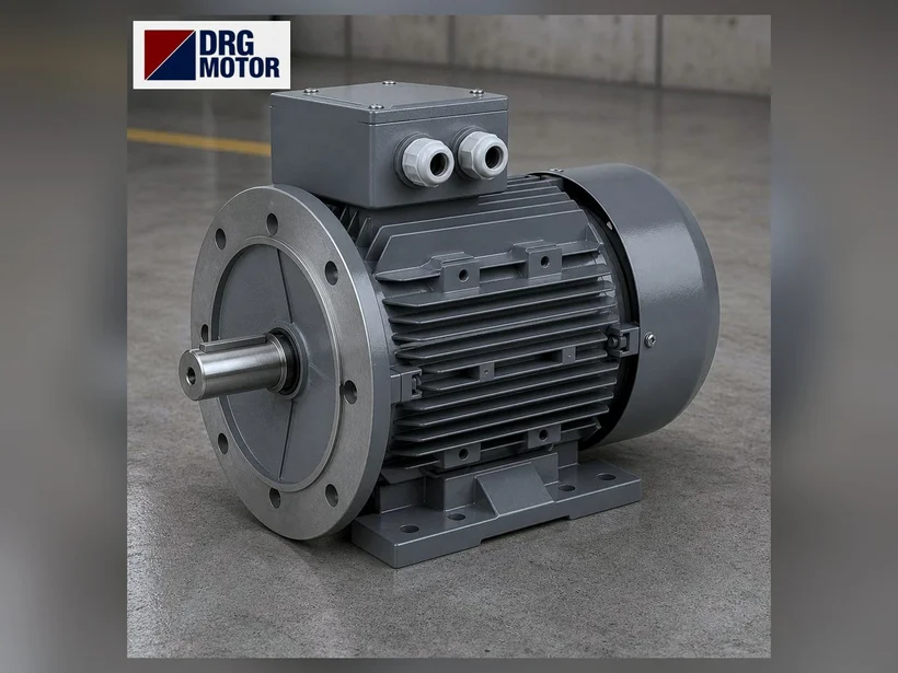 DRG B5 flange three-phase electric motor for mounting on a gearbox IEC input flange