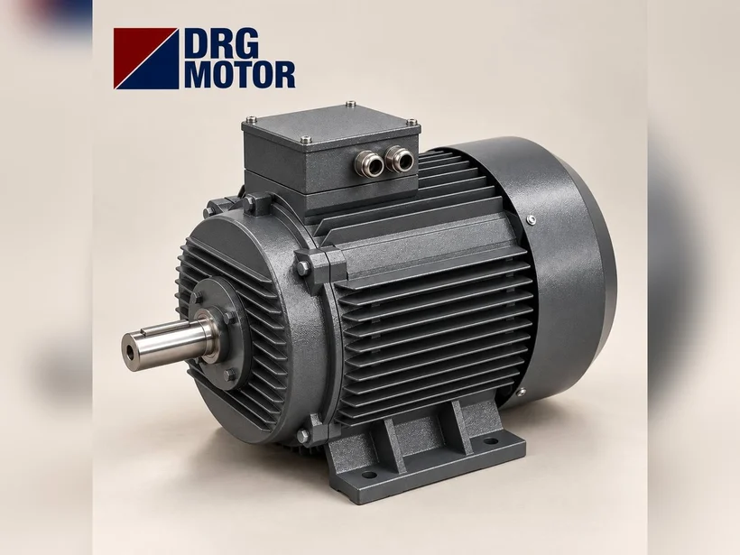 Circulation pump and electric motor – dry-rotor pump with three-phase motor on a closed cooling water loop