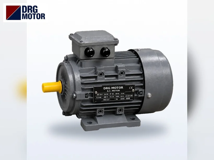 Flange-mounted DRG MOTOR three-phase asynchronous electric motor with aluminium housing