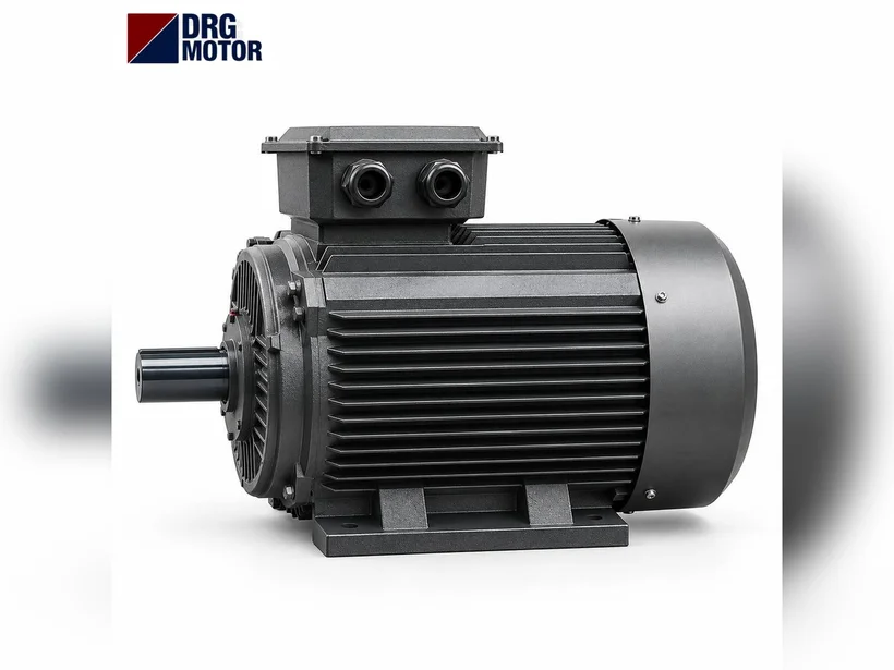 Fire pump and electric motor – end-suction main pump with three-phase motor on a baseplate