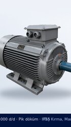 75 kW ve üzeri konkasör motorlarında 1,15 servis faktörü ne sağlar?
