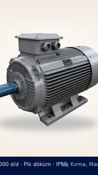 Why do the flywheel and belt arrangement matter when selecting a motor for a jaw crusher?