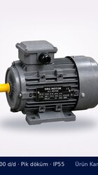 Which details should a machine builder fix when selecting a motor for series production?