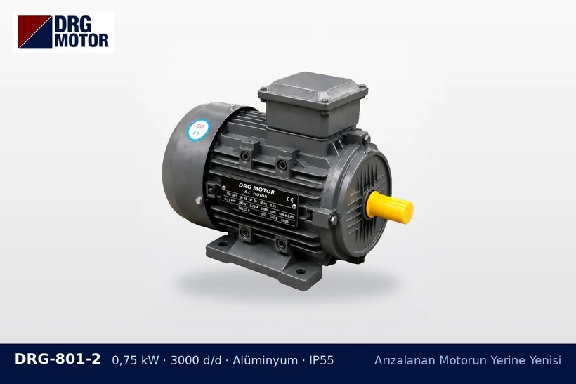 Arızalanan Motorun Yerine Yenisi – DRG trifaze elektrik motoru
