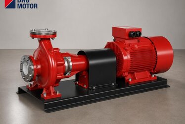 Fire Pump Electric Motor Supply with S1 Continuous Duty and IP55