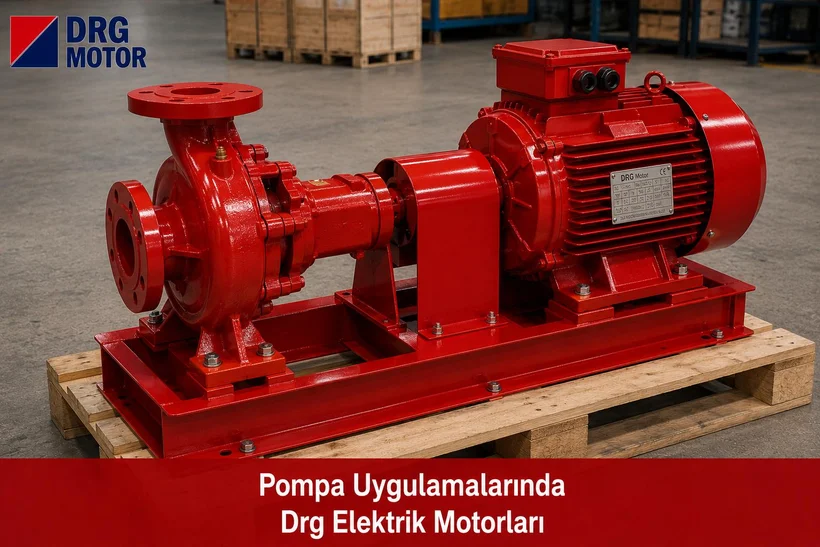 Yangın pompası motoru S1 sürekli çalışma IP55 koruma sınıfı