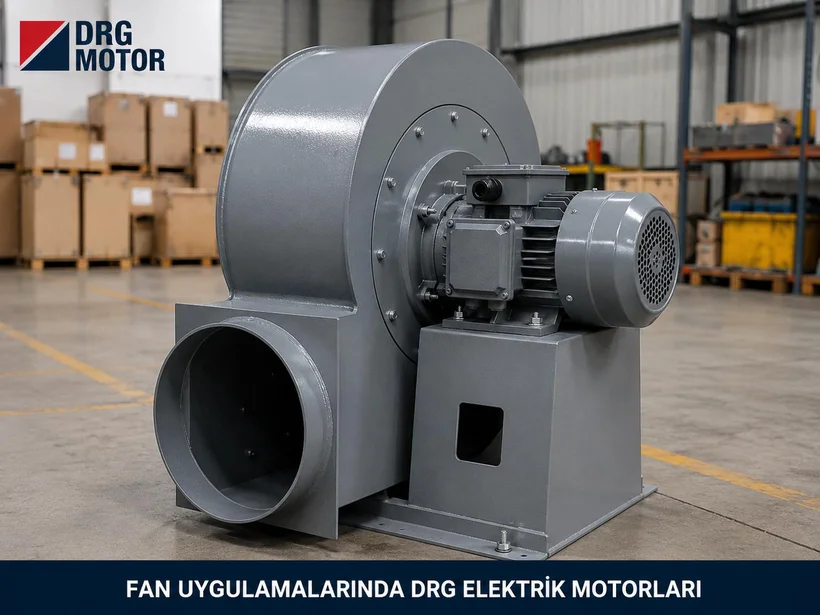 Fan ve vantilatör için B5 flanşlı 2/4 kutuplu fan motoru