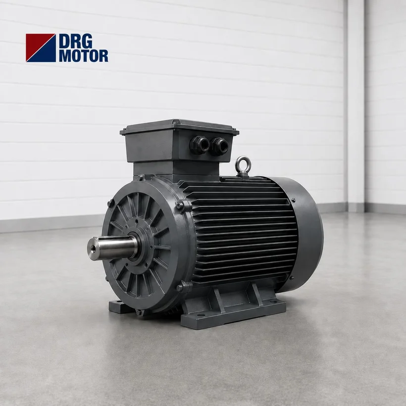 IP55 fan and aspirator motor sized for a suction line