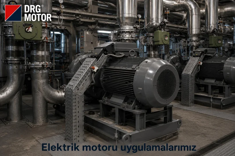 Beton santrali mikser, bant ve silo motorlarının tek tedarikçiden temini