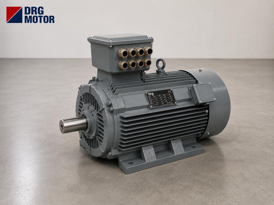 Vibration Damping and Quiet Operation in Cast Iron Three-Phase Motors